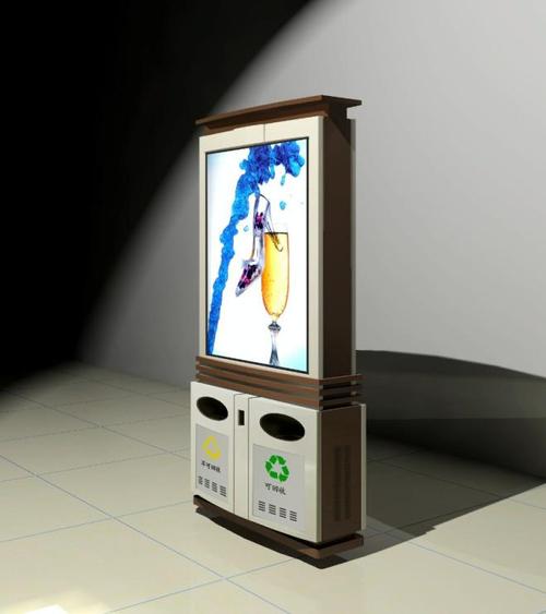 珠海广告垃圾箱专业制作厂家图片 垃圾箱阅报栏灯箱图片